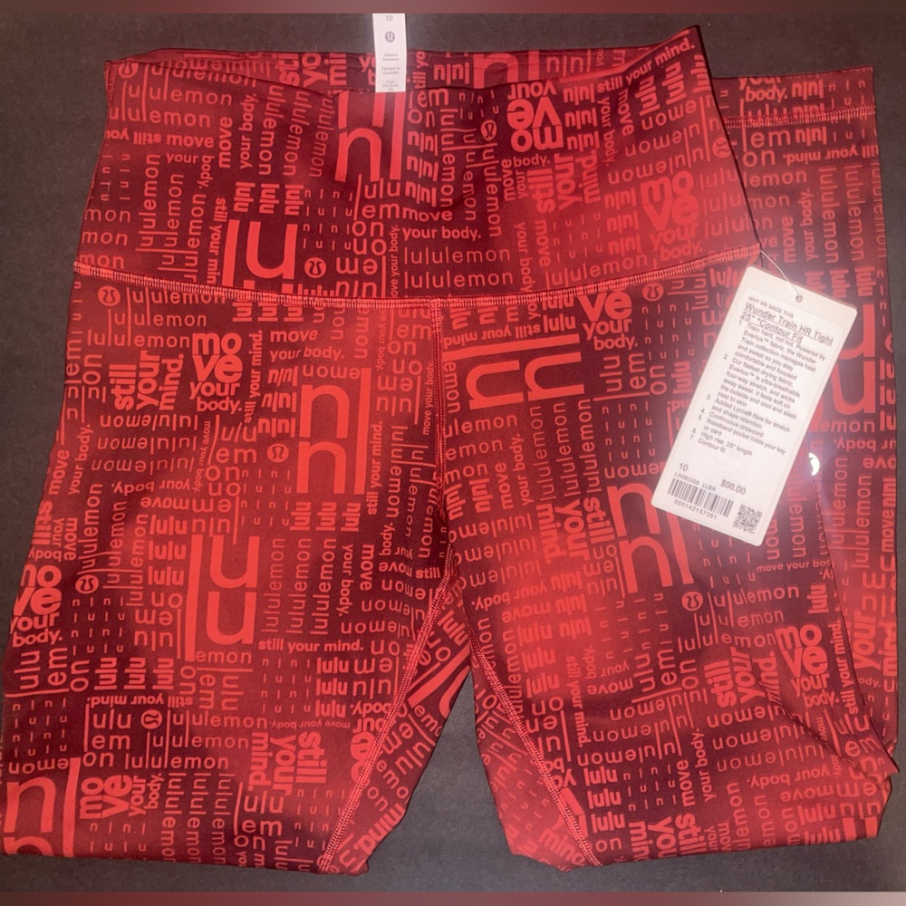 NWT! Lululemon Wunder Train HR Tight 25” High Rise Contour Fit